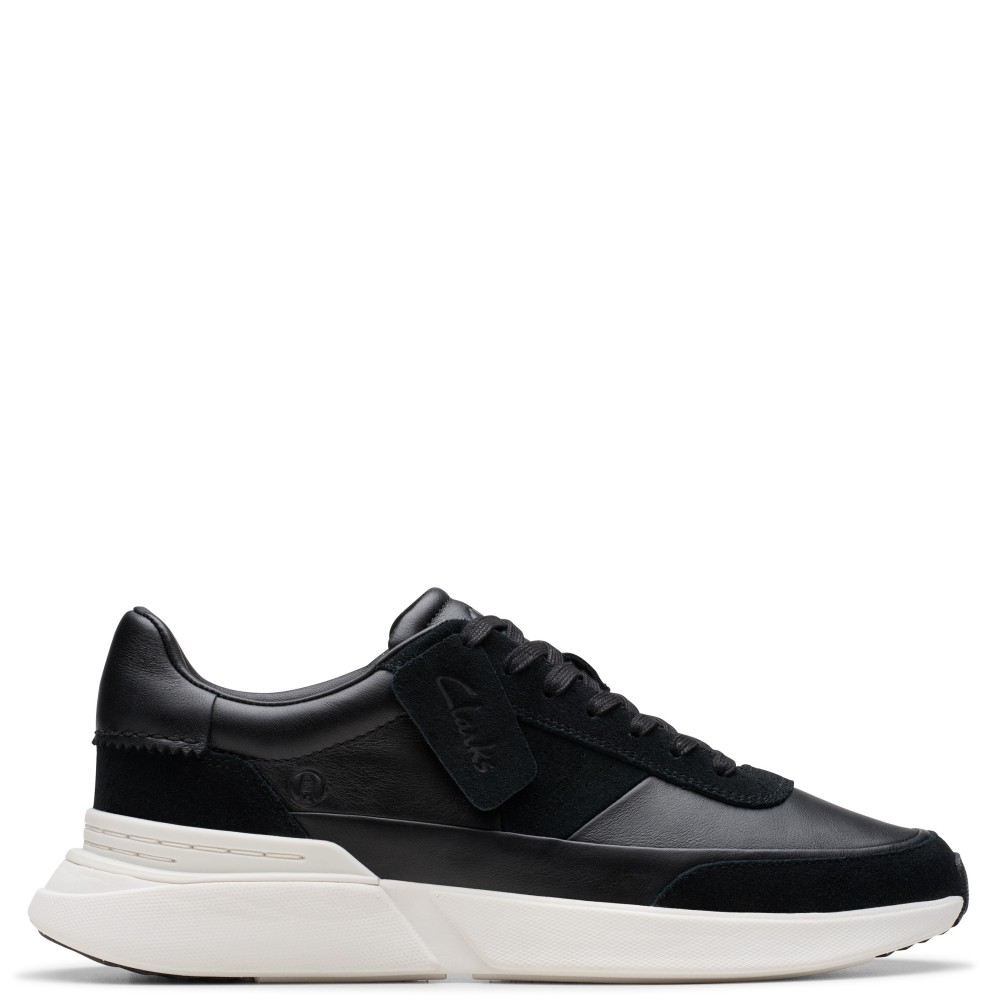 CLARKS</br>Ανδρικά Sneakers Μαύρο Δέρμα CRAFT PACE Clarks CLARKS</br>Ανδρικά Sneakers Μαύρο Δέρμα CRAFT PACE Clarks