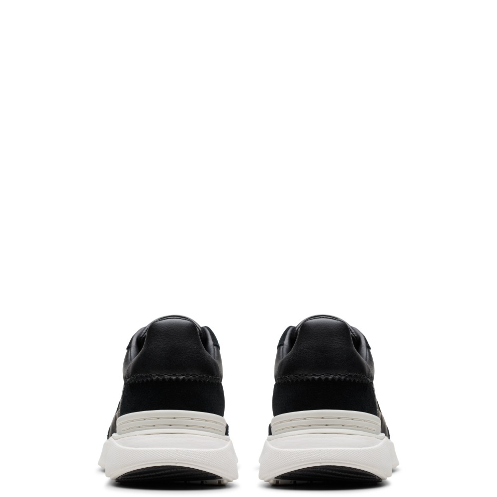 CLARKS</br>Ανδρικά Sneakers Μαύρο Δέρμα CRAFT PACE Clarks CLARKS</br>Ανδρικά Sneakers Μαύρο Δέρμα CRAFT PACE Clarks