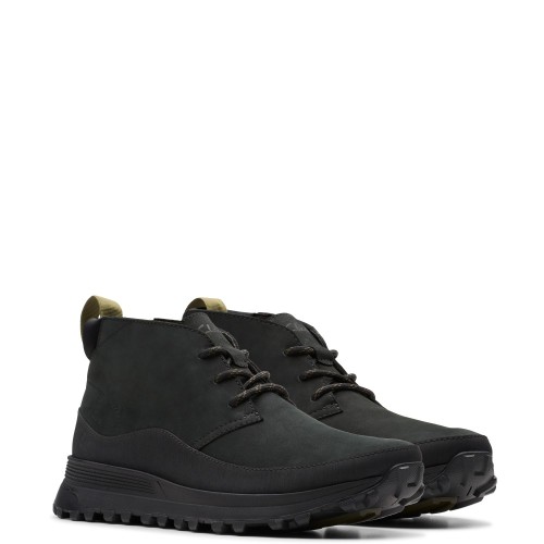 Ανδρικά Μποτάκια Μαύρο Nubuck Δέρμα Αδιάβροχο Gore-Tex® ATL TREK DB GTX Clarks