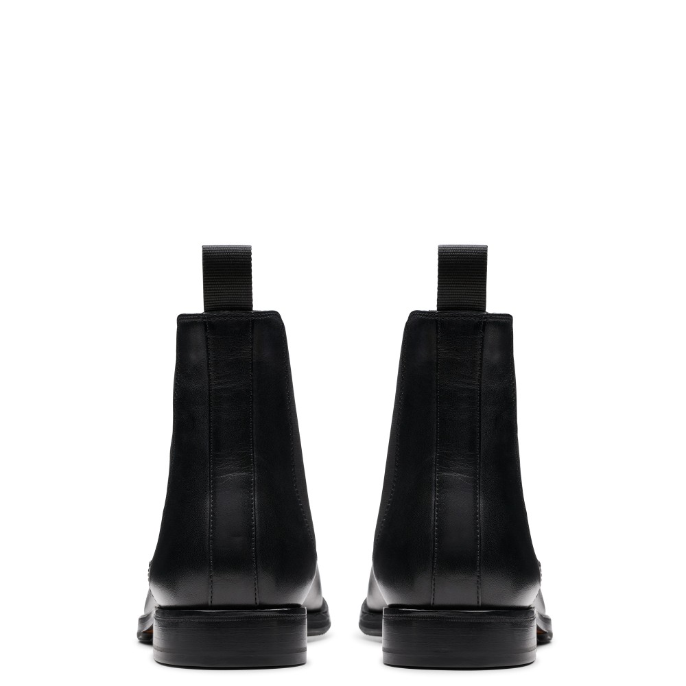 CLARKS</br>Ανδρικά Μποτάκια Μαύρο Δέρμα Chelsea CRAFT JAMES TΟP Clarks CLARKS</br>Ανδρικά Μποτάκια Μαύρο Δέρμα Chelsea CRAFT JAMES TΟP Clarks