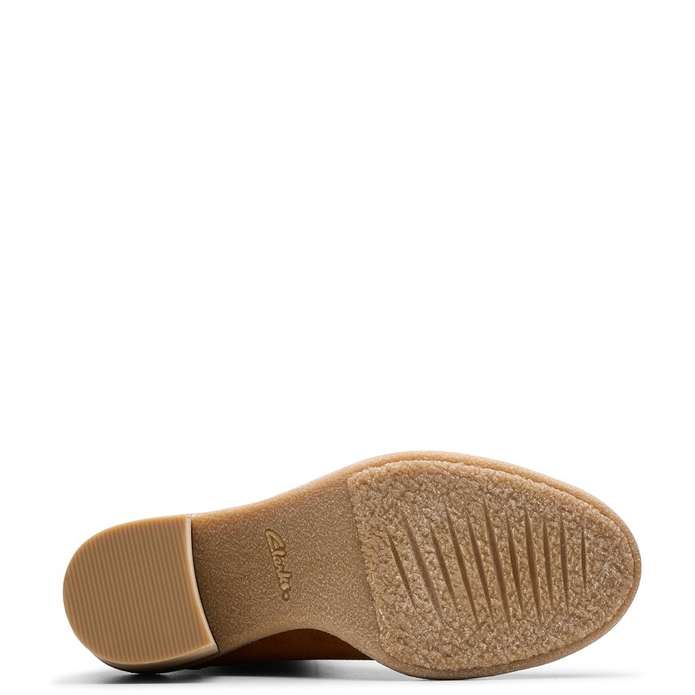 CLARKS</br>Γυναικεία Μποτάκια Ταμπά Suede CASSIANO TOP Clarks CLARKS</br>Γυναικεία Μποτάκια Ταμπά Suede CASSIANO TOP Clarks