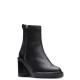 CLARKS</br>Γυναικεία Μποτάκια Μαύρο Δέρμα CASSIANO ZIP Clarks CLARKS</br>Γυναικεία Μποτάκια Μαύρο Δέρμα CASSIANO ZIP Clarks
