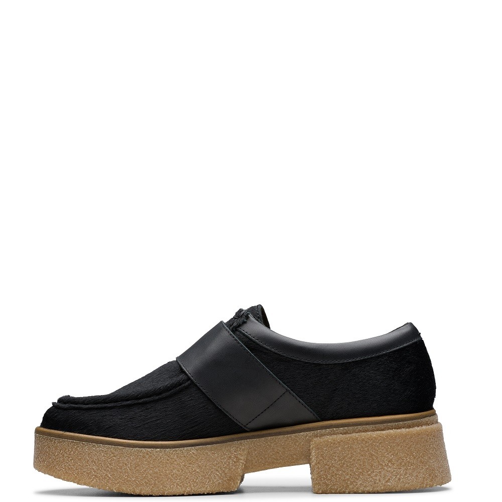CLARKS</br>Γυναικεία Μοκασίνια Μαύρο Interest Δέρμα LINOSO MONK Clarks CLARKS</br>Γυναικεία Μοκασίνια Μαύρο Interest Δέρμα LINOSO MONK Clarks
