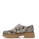 CLARKS</br>Γυναικεία Μοκασίνια Γκρι Snake Δέρμα LINOSO MONK Clarks CLARKS</br>Γυναικεία Μοκασίνια Γκρι Snake Δέρμα LINOSO MONK Clarks