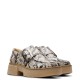 CLARKS</br>Γυναικεία Μοκασίνια Γκρι Snake Δέρμα LINOSO MONK Clarks CLARKS</br>Γυναικεία Μοκασίνια Γκρι Snake Δέρμα LINOSO MONK Clarks