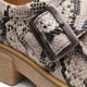 CLARKS</br>Γυναικεία Μοκασίνια Γκρι Snake Δέρμα LINOSO MONK Clarks CLARKS</br>Γυναικεία Μοκασίνια Γκρι Snake Δέρμα LINOSO MONK Clarks