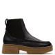 CLARKS</br>Γυναικεία Μποτάκια Μαύρο Δέρμα LINOSO TOP Clarks CLARKS</br>Γυναικεία Μποτάκια Μαύρο Δέρμα LINOSO TOP Clarks