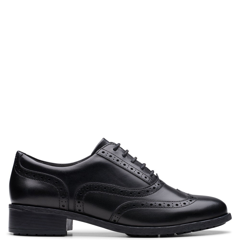 CLARKS</br>Γυναικεία Oxford Μαύρο Δέρμα HAVISHAM OAK Clarks CLARKS</br>Γυναικεία Oxford Μαύρο Δέρμα HAVISHAM OAK Clarks