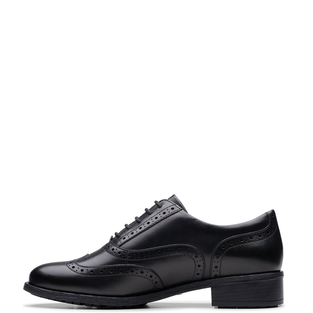CLARKS</br>Γυναικεία Oxford Μαύρο Δέρμα HAVISHAM OAK Clarks CLARKS</br>Γυναικεία Oxford Μαύρο Δέρμα HAVISHAM OAK Clarks
