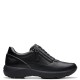 CLARKS</br>Γυναικεία Sneakers Μαύρο Δέρμα TIVOLI ZIP Clarks CLARKS</br>Γυναικεία Sneakers Μαύρο Δέρμα TIVOLI ZIP Clarks