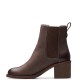 CLARKS</br>Γυναικεία Μποτάκια Καφέ Δέρμα CHAMBERLY TOP Clarks CLARKS</br>Γυναικεία Μποτάκια Καφέ Δέρμα CHAMBERLY TOP Clarks