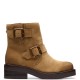 CLARKS</br>Γυναικεία Μποτάκια Ταμπά Suede REBELLE BUCKLE Clarks CLARKS</br>Γυναικεία Μποτάκια Ταμπά Suede REBELLE BUCKLE Clarks