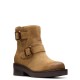 CLARKS</br>Γυναικεία Μποτάκια Ταμπά Suede REBELLE BUCKLE Clarks CLARKS</br>Γυναικεία Μποτάκια Ταμπά Suede REBELLE BUCKLE Clarks
