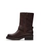 CLARKS</br>Γυναικείες Μπότες Καφέ Δέρμα REBELLE UP Clarks