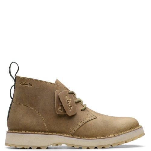 Ανδρικά Μποτάκια Μπεζ Δέρμα SOLSBURY DB Clarks