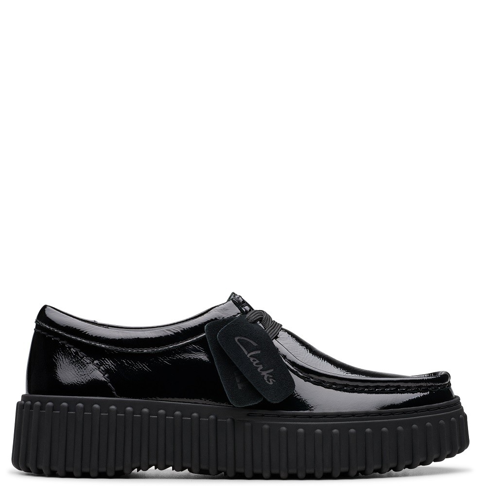 CLARKS</br>Γυναικεία Casual Παπούτσια Μαύρο Λουστρίνι TORHILL BEE Clarks CLARKS</br>Γυναικεία Casual Παπούτσια Μαύρο Λουστρίνι TORHILL BEE Clarks