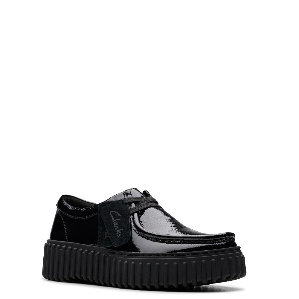 CLARKS</br>Γυναικεία Casual Παπούτσια Μαύρο Λουστρίνι TORHILL BEE Clarks CLARKS</br>Γυναικεία Casual Παπούτσια Μαύρο Λουστρίνι TORHILL BEE Clarks