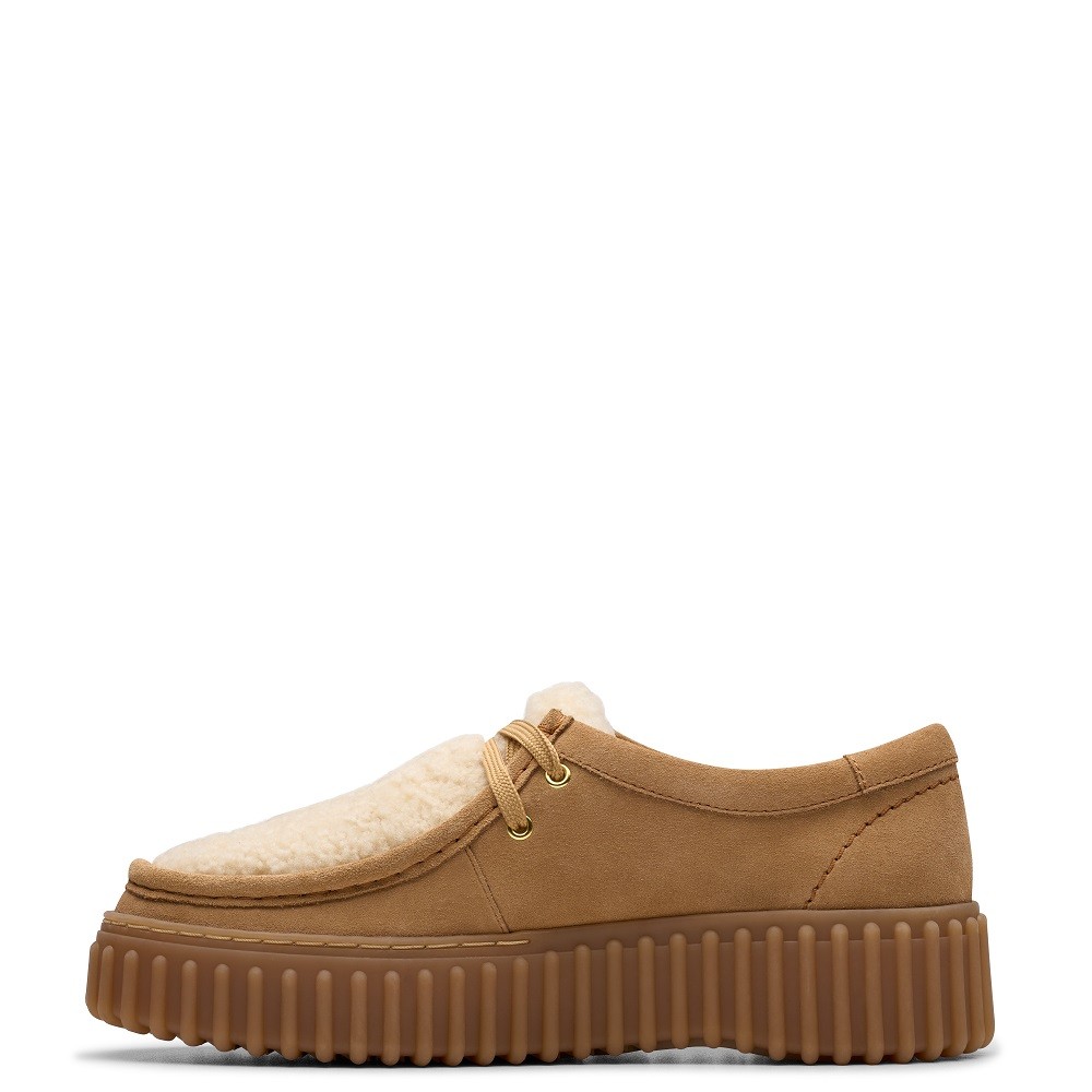 CLARKS</br>Γυναικεία Casual Παπούτσια Ταμπά Nubuck Interest TORHILL BEE Clarks CLARKS</br>Γυναικεία Casual Παπούτσια Ταμπά Nubuck Interest TORHILL BEE Clarks