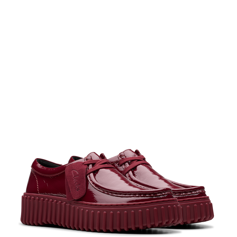 CLARKS</br>Clarks TORHILL BEE Γυναικεία Casual Παπούτσια Μπορντό Λουστρίνι CLARKS</br>Clarks TORHILL BEE Γυναικεία Casual Παπούτσια Μπορντό Λουστρίνι