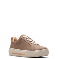 Clarks HOLLYHOCK WALK Γυναικεία Sneakers Πούρο Nubuck  