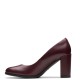 CLARKS</br>Γυναικείες Γόβες Μπορντό Δέρμα FREVA85 COURT Clarks CLARKS</br>Γυναικείες Γόβες Μπορντό Δέρμα FREVA85 COURT Clarks