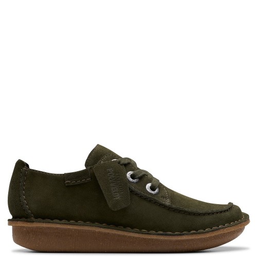 Γυναικεία Casual Παπούτσια Χακί Suede FUNNY DREAM Clarks