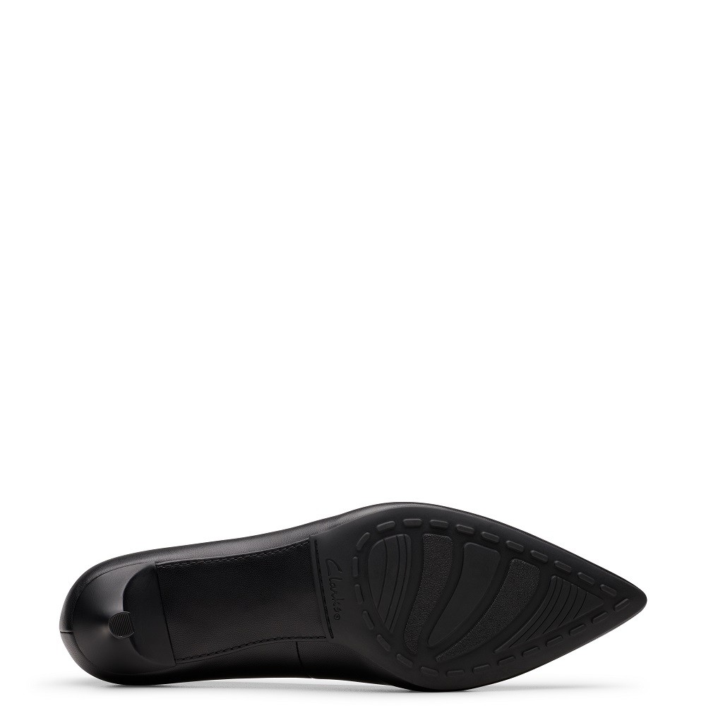 CLARKS</br>Γυναικείες Γόβες Μαύρο Δέρμα ADELA COURT Clarks CLARKS</br>Γυναικείες Γόβες Μαύρο Δέρμα ADELA COURT Clarks