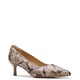 CLARKS</br>Γυναικείες Γόβες Γκρι Snake Δέρμα ADELA COURT Clarks CLARKS</br>Γυναικείες Γόβες Γκρι Snake Δέρμα ADELA COURT Clarks