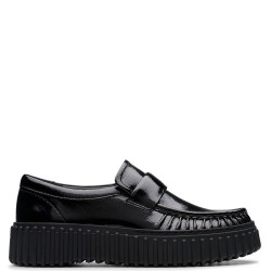 Γυναικεία Μοκασίνια Μαύρο Λουστρίνι TORHILL MOCC Clarks