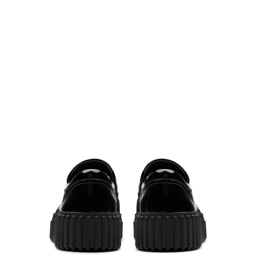 CLARKS</br>Γυναικεία Μοκασίνια Μαύρο Λουστρίνι TORHILL MOCC Clarks CLARKS</br>Γυναικεία Μοκασίνια Μαύρο Λουστρίνι TORHILL MOCC Clarks