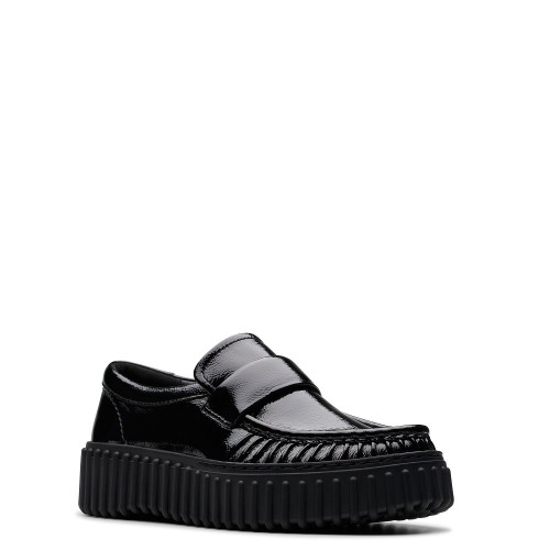 Γυναικεία Μοκασίνια Μαύρο Λουστρίνι TORHILL MOCC Clarks