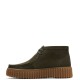 CLARKS</br>Γυναικεία Μποτάκια Χακί Nubuck TORHILL MOSS Clarks