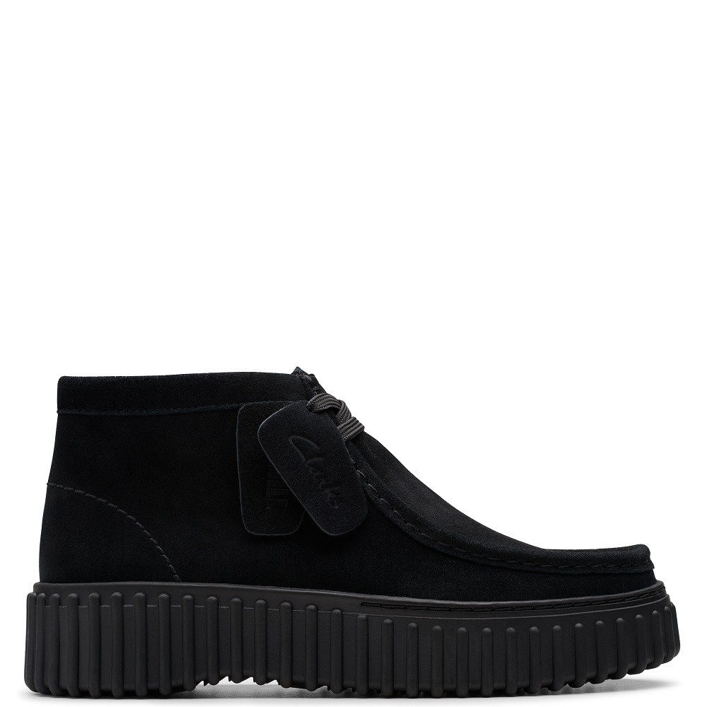 CLARKS</br>Γυναικεία Μποτάκια Μαύρο Suede TORHILL MOSS Clarks CLARKS</br>Γυναικεία Μποτάκια Μαύρο Suede TORHILL MOSS Clarks