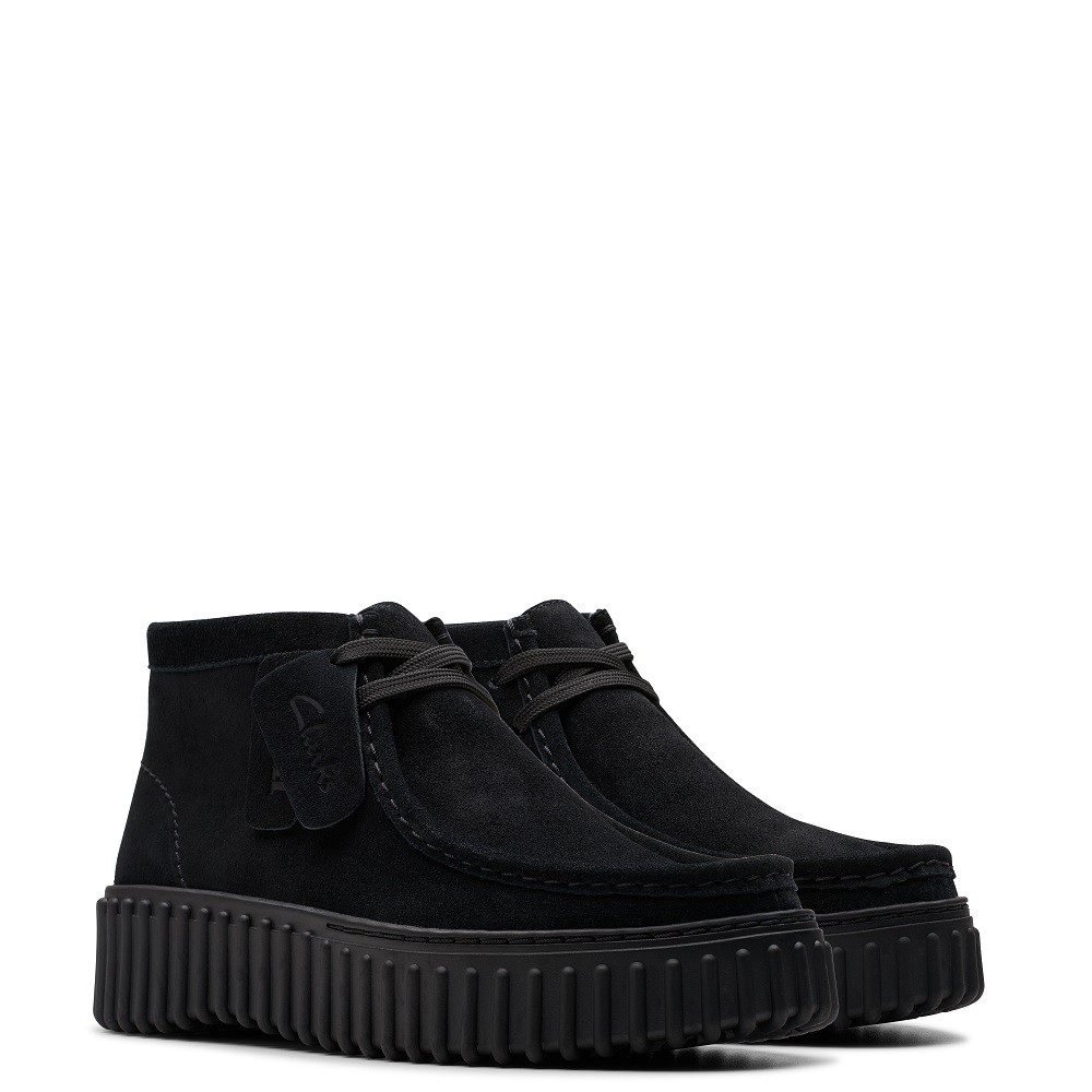 CLARKS</br>Γυναικεία Μποτάκια Μαύρο Suede TORHILL MOSS Clarks CLARKS</br>Γυναικεία Μποτάκια Μαύρο Suede TORHILL MOSS Clarks