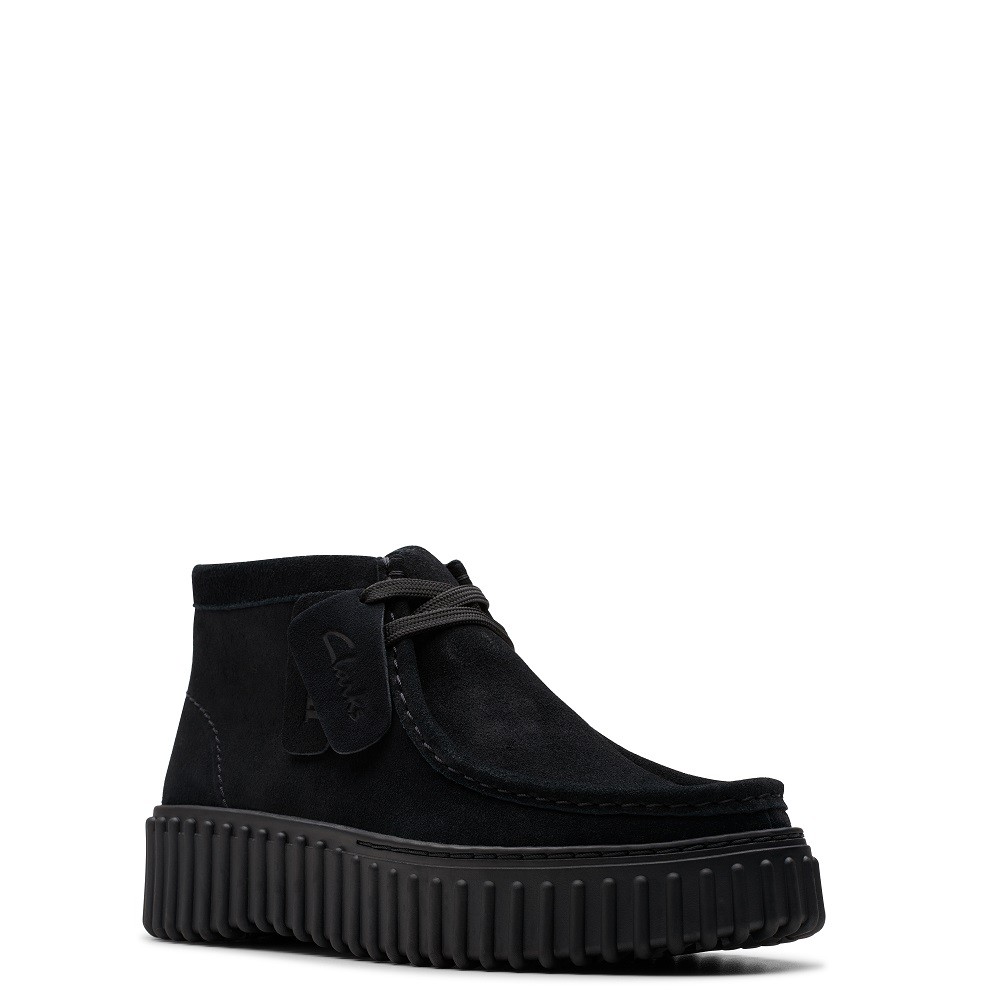 CLARKS</br>Γυναικεία Μποτάκια Μαύρο Suede TORHILL MOSS Clarks CLARKS</br>Γυναικεία Μποτάκια Μαύρο Suede TORHILL MOSS Clarks