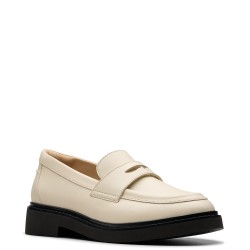 Γυναικεία Loafers Εκρού Δέρμα SPLEND EDGE Clarks