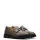 CLARKS</br>Γυναικεία Loafers Χακί Δέρμα SPLEND EDGE Clarks CLARKS</br>Γυναικεία Loafers Χακί Δέρμα SPLEND EDGE Clarks