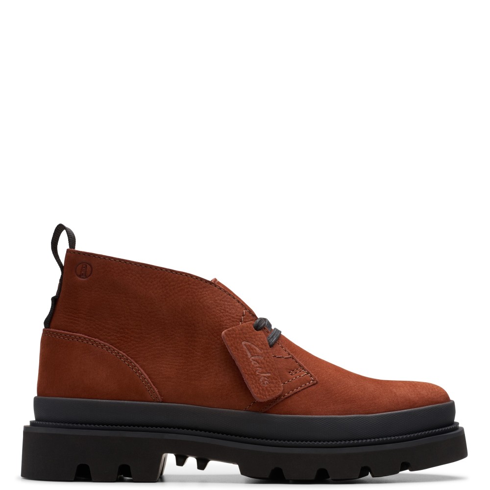CLARKS</br>Ανδρικά Μποτάκια Ταμπά Δέρμα Nubuck BADELL DB Clarks CLARKS</br>Ανδρικά Μποτάκια Ταμπά Δέρμα Nubuck BADELL DB Clarks
