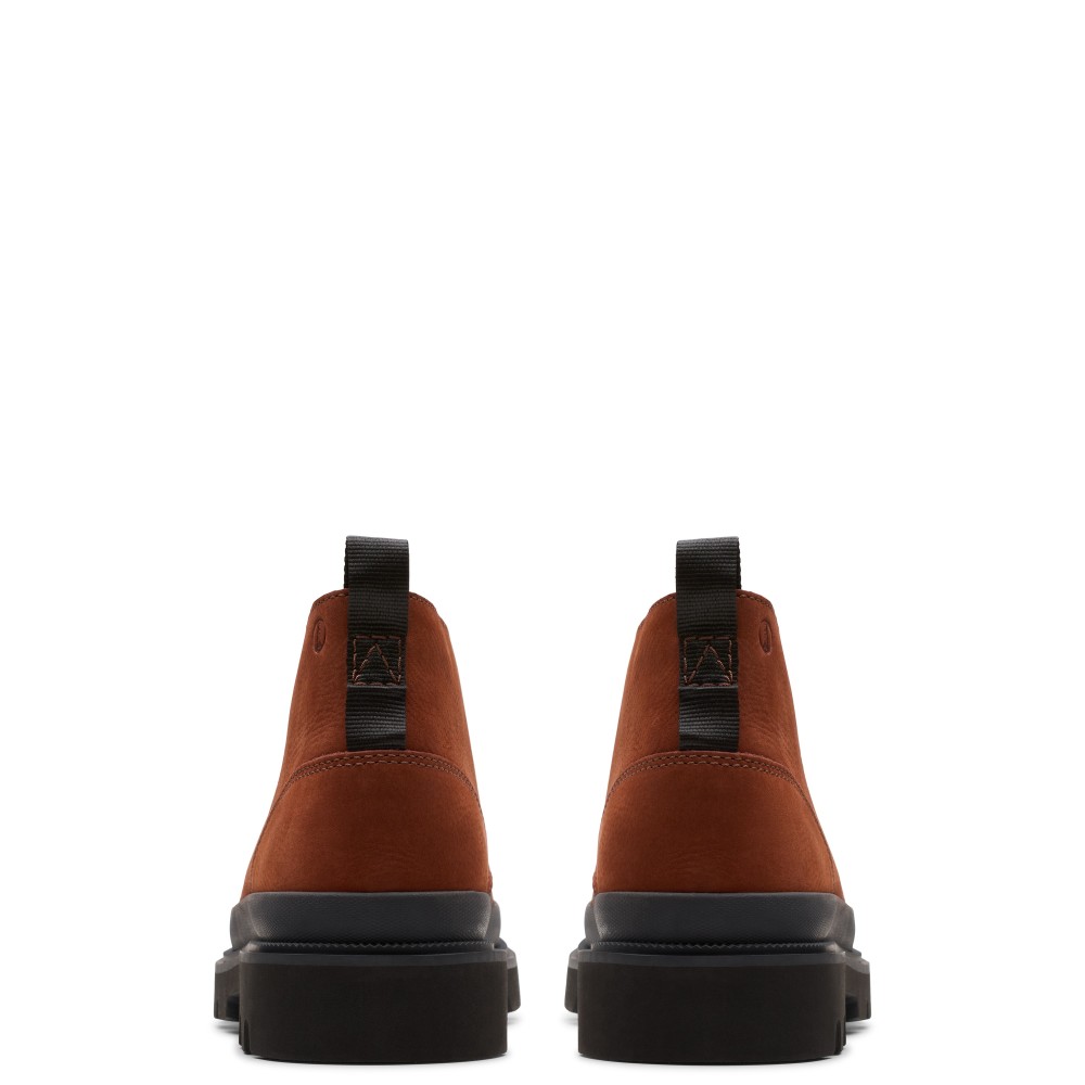 CLARKS</br>Ανδρικά Μποτάκια Ταμπά Δέρμα Nubuck BADELL DB Clarks CLARKS</br>Ανδρικά Μποτάκια Ταμπά Δέρμα Nubuck BADELL DB Clarks