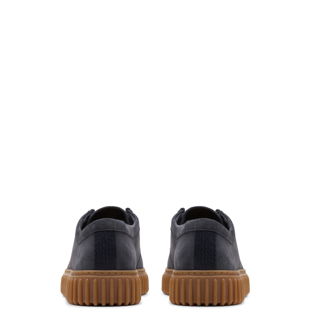 CLARKS</br>Ανδρικά Δετά Παπούτσια Μπλε Suede TORHILL LO Clarks CLARKS</br>Ανδρικά Δετά Παπούτσια Μπλε Suede TORHILL LO Clarks