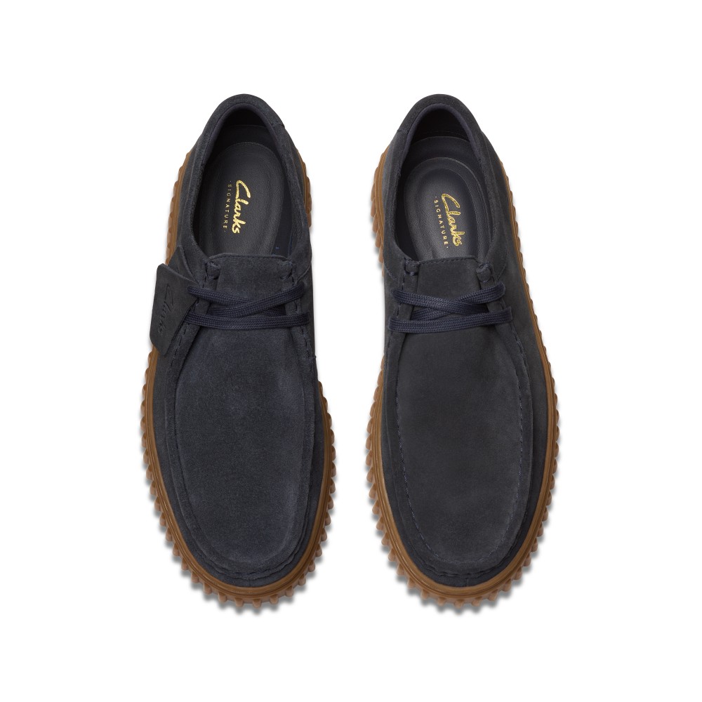 CLARKS</br>Ανδρικά Δετά Παπούτσια Μπλε Suede TORHILL LO Clarks CLARKS</br>Ανδρικά Δετά Παπούτσια Μπλε Suede TORHILL LO Clarks