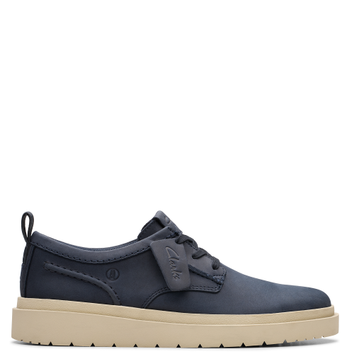 Clarks POLDEN LACE Ανδρικά Δετά Παπούτσια Μπλε Δέρμα