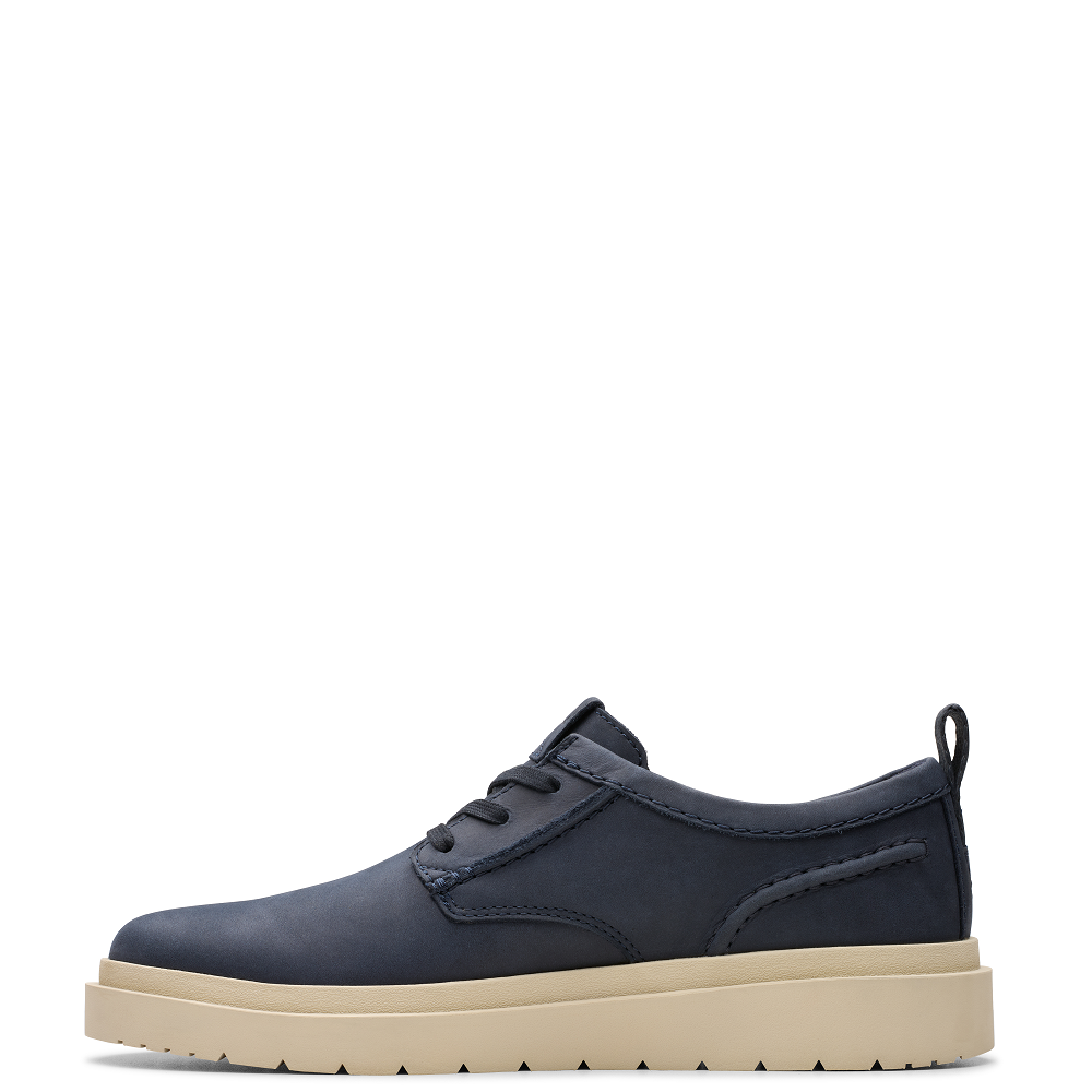 CLARKS</br>Clarks POLDEN LACE Ανδρικά Δετά Παπούτσια Μπλε Δέρμα