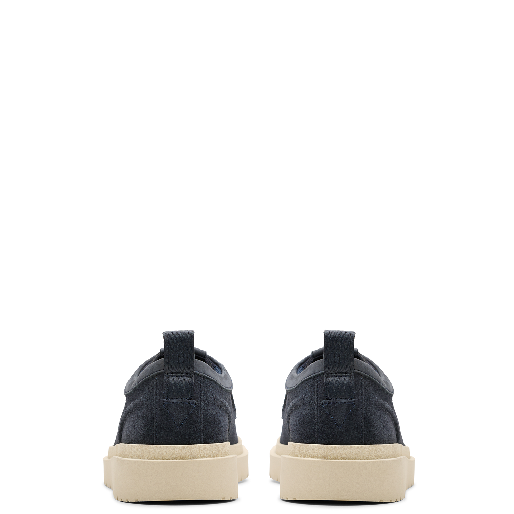 CLARKS</br>Clarks POLDEN MOC Ανδρικά Δετά Παπούτσια Μπλε Suede