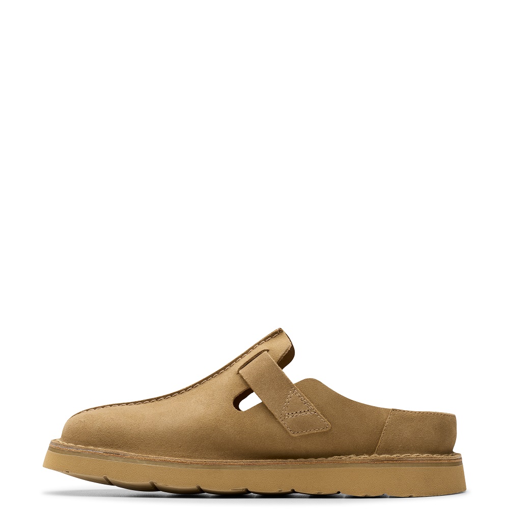 CLARKS</br>Ανδρικές Παντόφλες Μπεζ Suede SOLSBURY MULE Clarks CLARKS</br>Ανδρικές Παντόφλες Μπεζ Suede SOLSBURY MULE Clarks