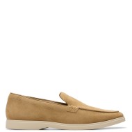 Ανδρικά Μοκασίνια/Loafers Μπεζ Suede TORFORD EASY Clarks