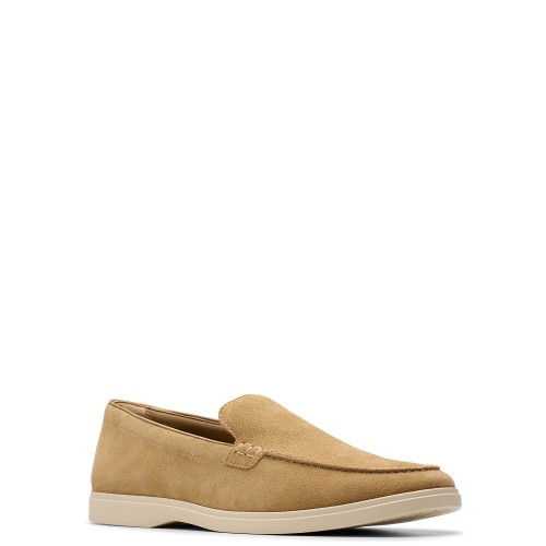 Ανδρικά Μοκασίνια/Loafers Μπεζ Suede TORFORD EASY Clarks Ανδρικά Μοκασίνια/Loafers Μπεζ Suede TORFORD EASY Clarks