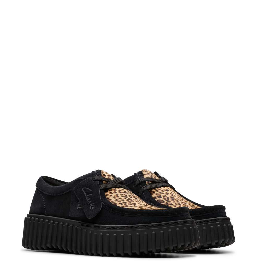 CLARKS</br>Clarks TORHILL BEE Γυναικεία Casual Παπούτσια Μαύρο Λεοπάρ Suede CLARKS</br>Clarks TORHILL BEE Γυναικεία Casual Παπούτσια Μαύρο Λεοπάρ Suede