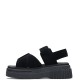 CLARKS</br>Γυναικεία Flatform Σανδάλια Μαύρο Suede EVAMAR WISH Clarks CLARKS</br>Γυναικεία Flatform Σανδάλια Μαύρο Suede EVAMAR WISH Clarks