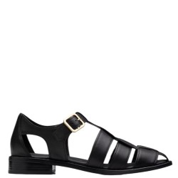 Γυναικεία Πέδιλα Μαύρο Δέρμα HANA SUN Clarks